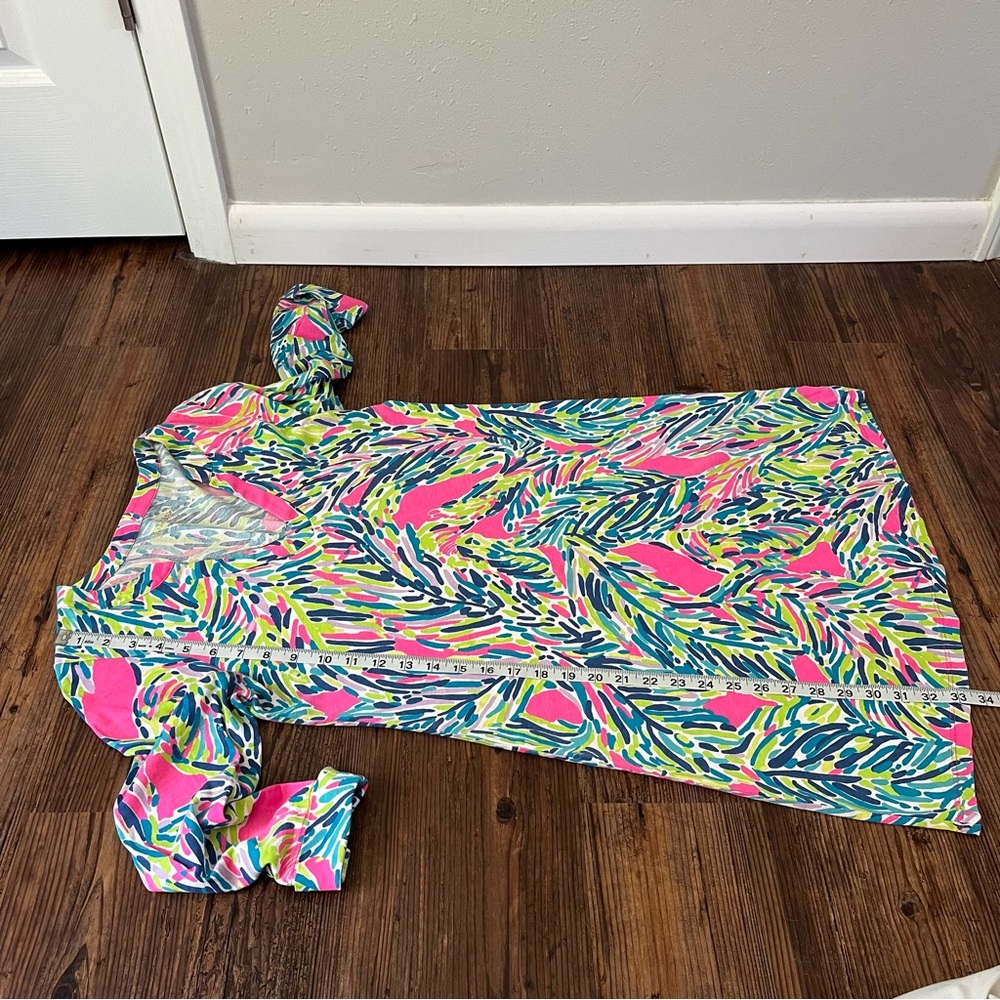 LILLY PULITZER ROSSMORE DRESS MULTI PALM READER SIZE SMALL - Picture 4 of 12